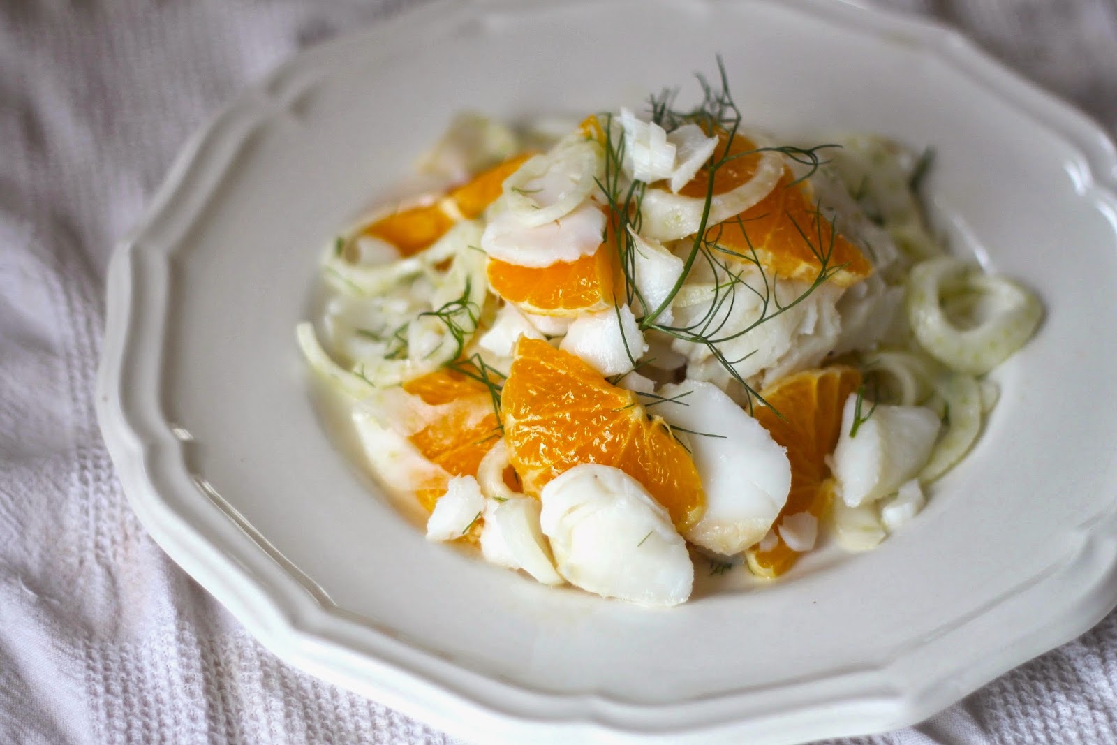 Jenessa's Dinners Poached Cod, Fennel, and Citrus Salad