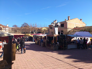 Vista del mercado de Valdenuño