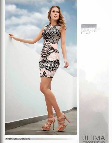 Vestido multicolor de Andrea marzo 2015 vestido de andrea marzo 2015