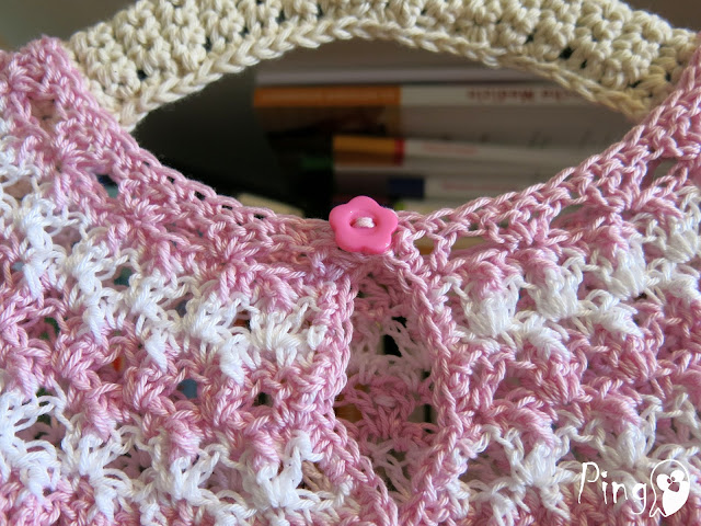 Crochet Summer Top Zoe - crochet pattern by Pingo - The Pink Penguin