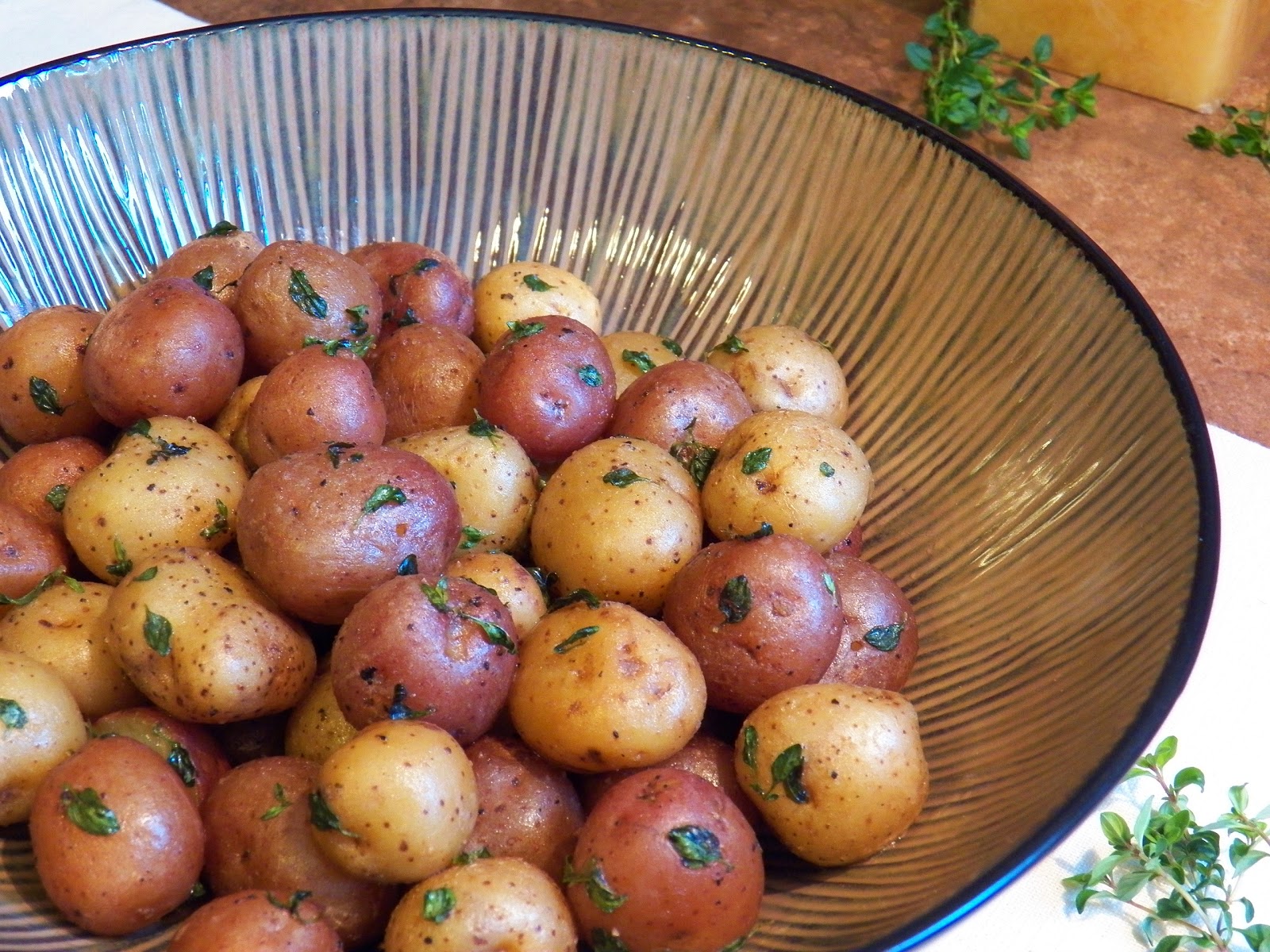Quick and Easy Thyme Baby Potatoes