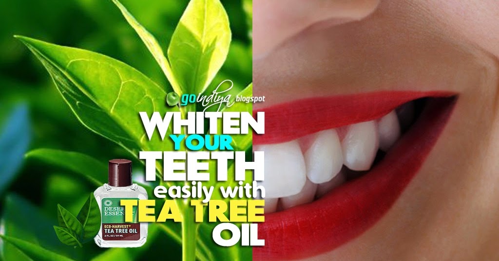 Whiten your Teeth with Tea Tree Oil! Safe and Secure Natural Home