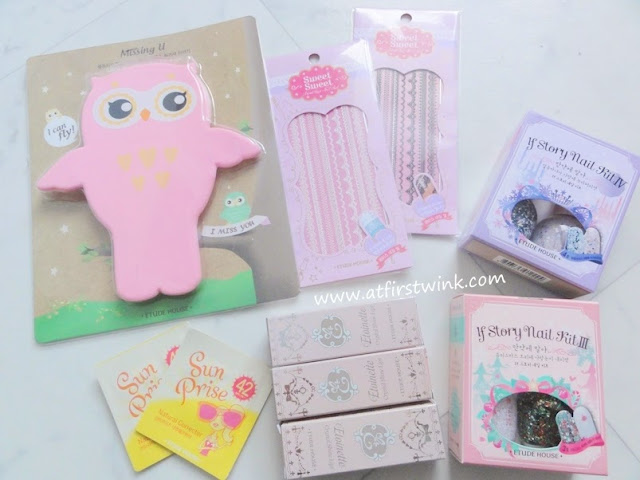 Etude House purchases at Gmarket
