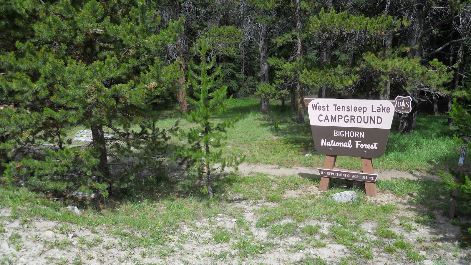 National Forest Camper West Tensleep Lake Campground