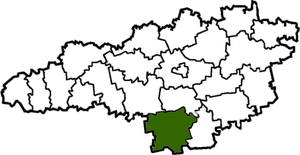 Район на карті області
