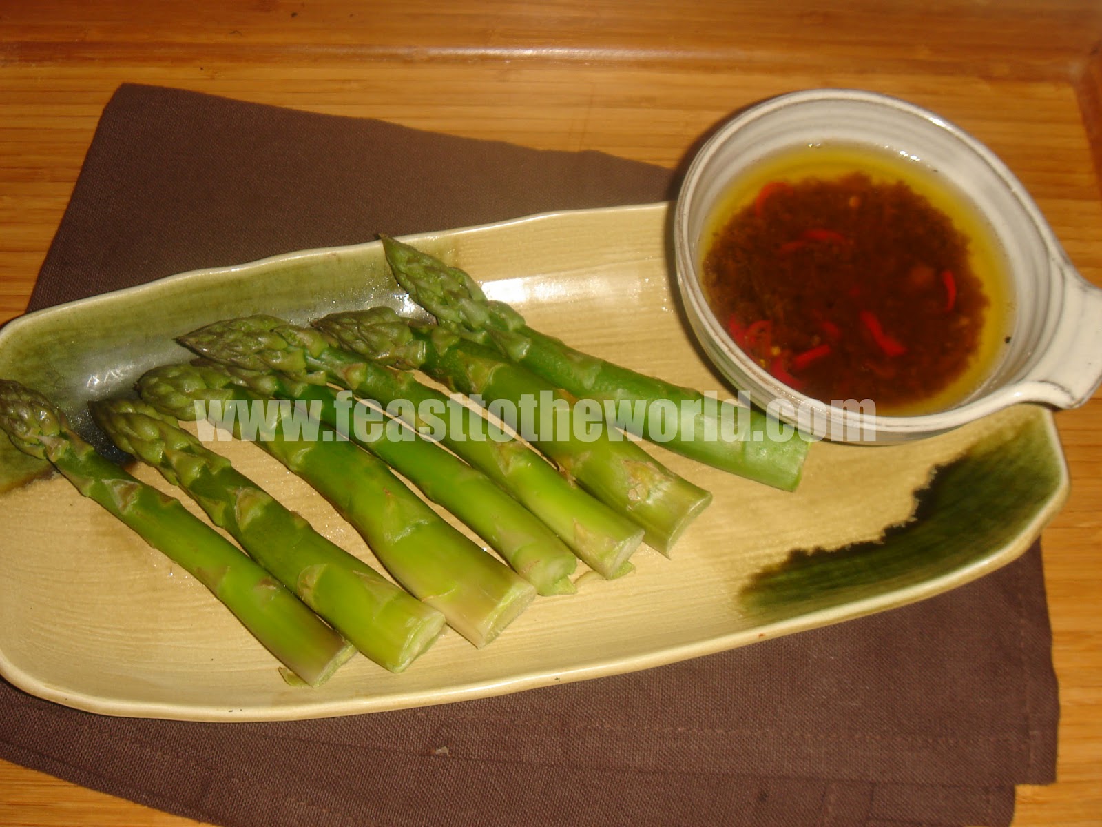 FEAST to the world Spear Of The Year English Asparagus With An Olive