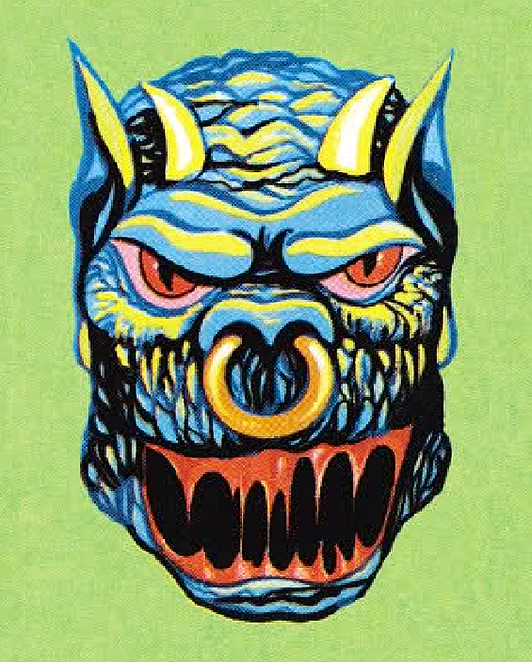 Zontar of Venus: 1970s Monster temporary tattoos