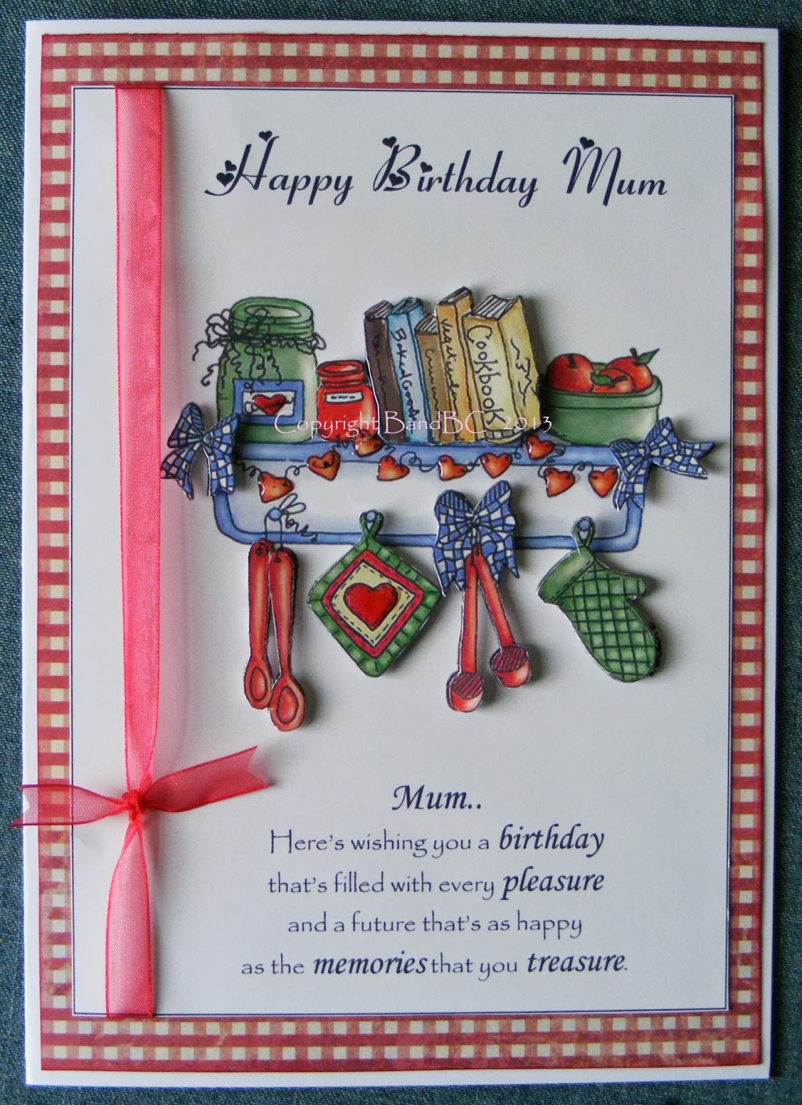 Bright and Breezy Crafts: Birthday cards for Mum and Dad