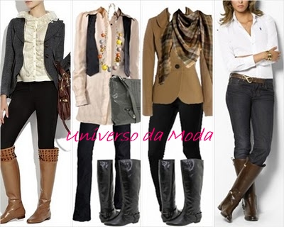 calça legging e bota