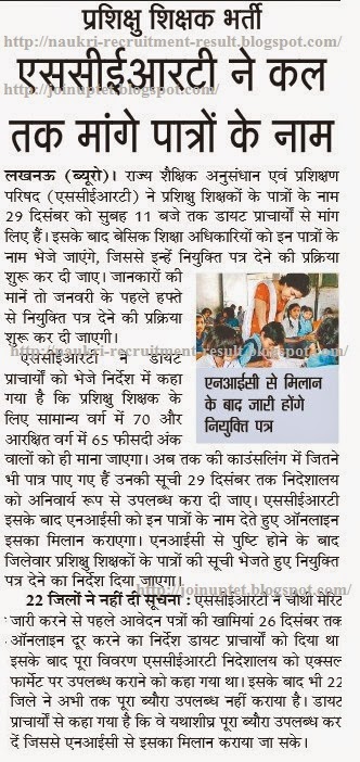 Uttar Pradesh Teacher Eligibility Test News UPTET SARKARI NAUKRI News Uttar Pradesh Teacher Eligibility Test News UPTET SARKARI NAUKRI News