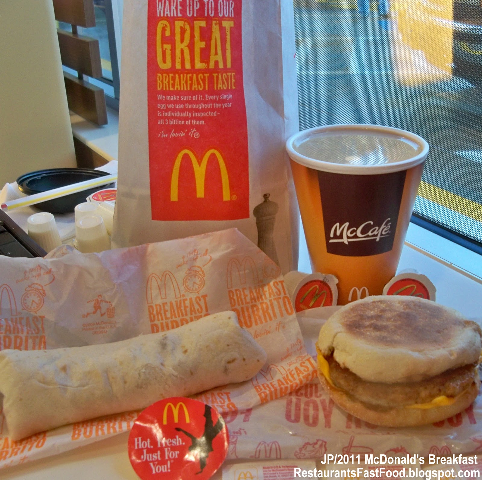 McDonald's Breakfast Menu Fast Food