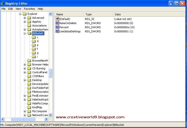 How to Delete Recycle Bin from Desktop Permanently creativeworld9