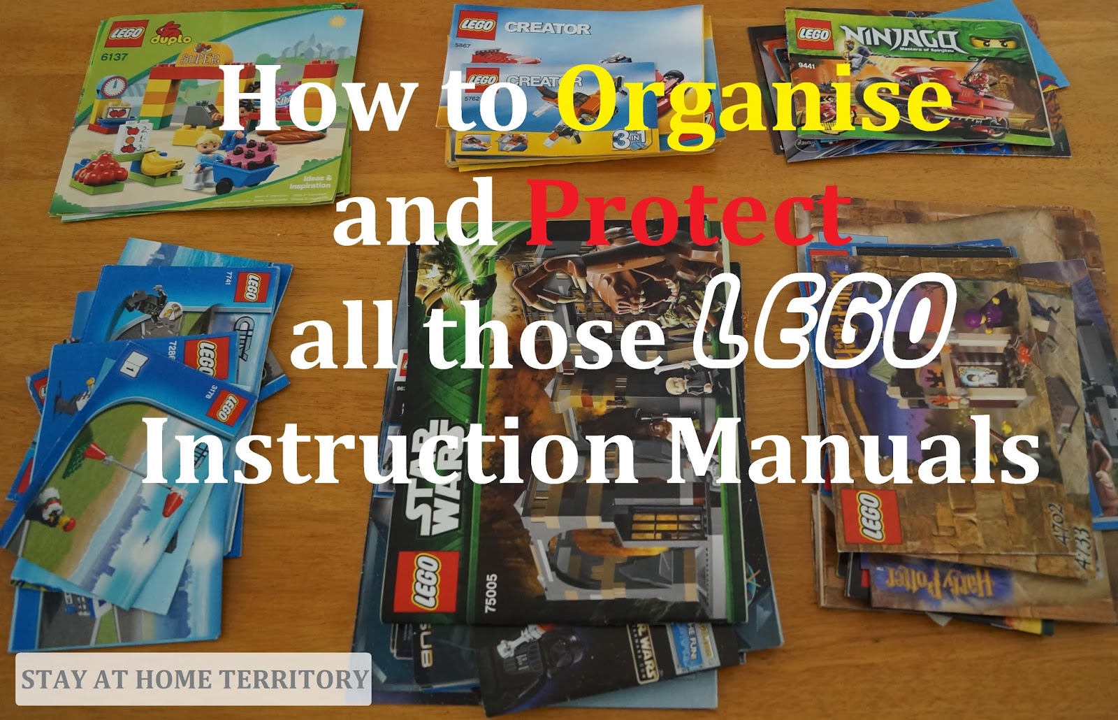 Stay at Home Territory How to Organise and Protect LEGO Instruction