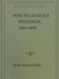 Miscellaneous Writings, 1883-1896 Miscellaneous Writings, 1883-1896