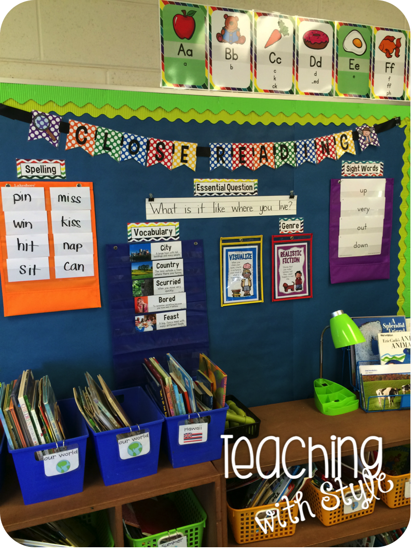 Focus On Reading Pocket Chart