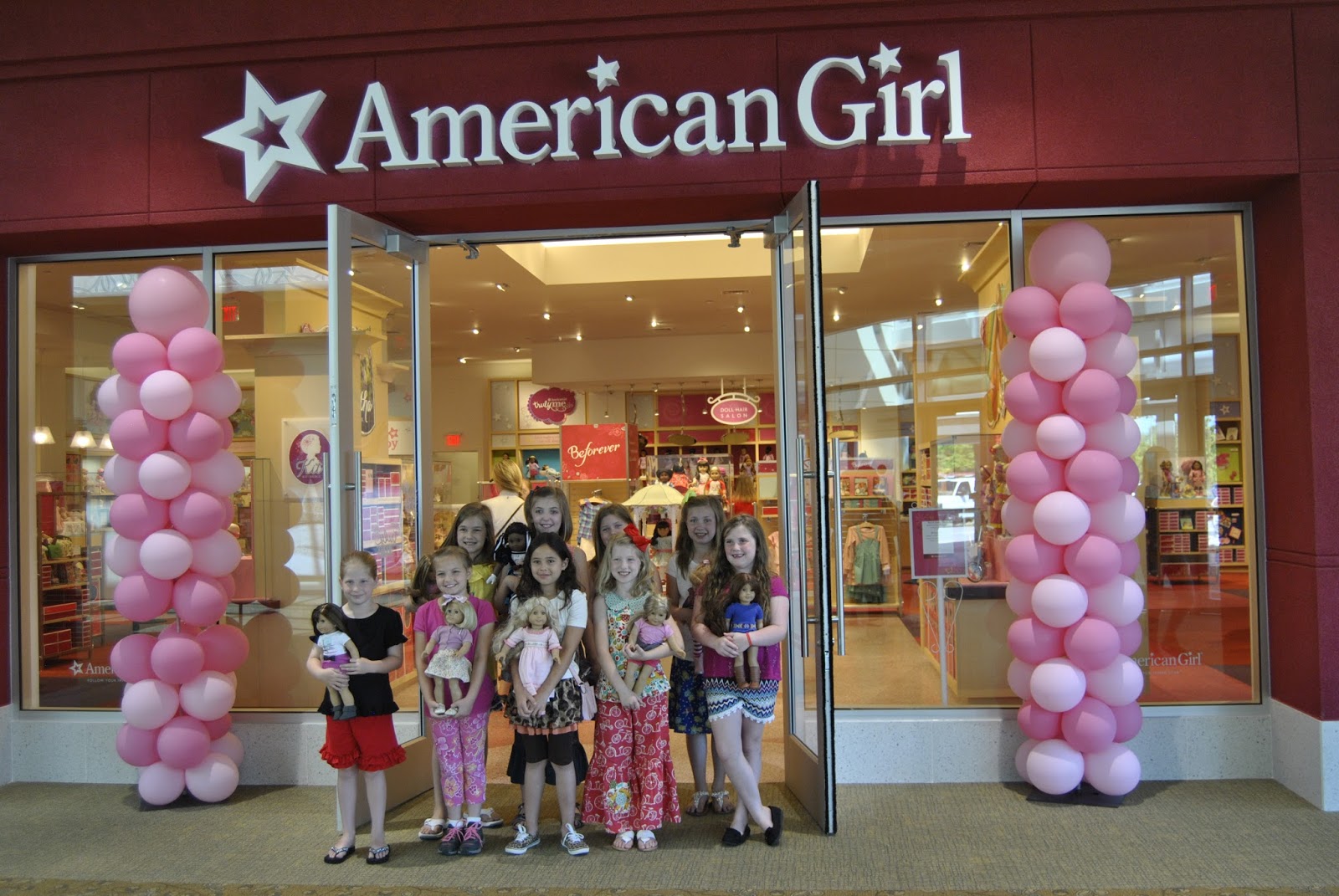 american girl store lunch