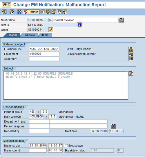 SAP Consultant,Bangladesh SAP PM Notification