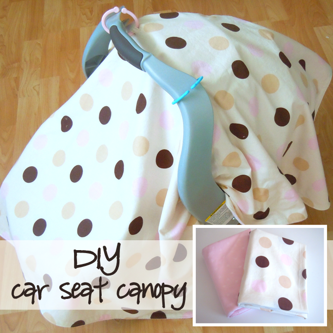 Nesting Series DIY Car Seat Canopy Tutorial Naturally Creative Mama