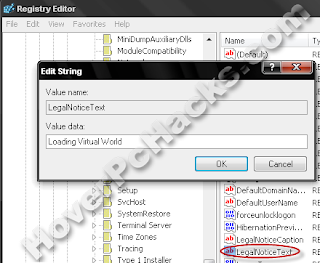 custom logon message - legal notice text