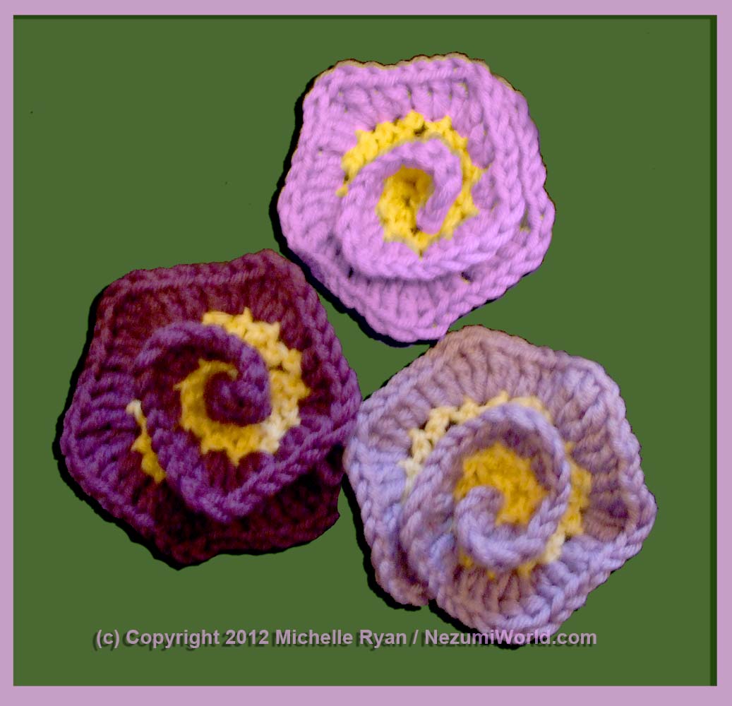 NezumiWorld Blog: Spiral Flower - International Crochet ...