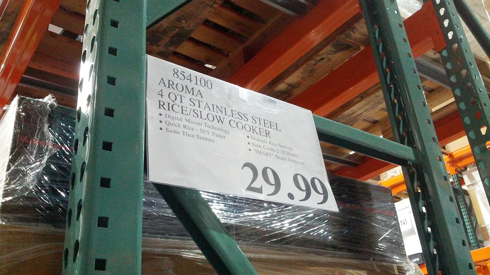 Aroma Professional 4 qt Stainless Steel Rice/Slow Cooker Costco Weekender