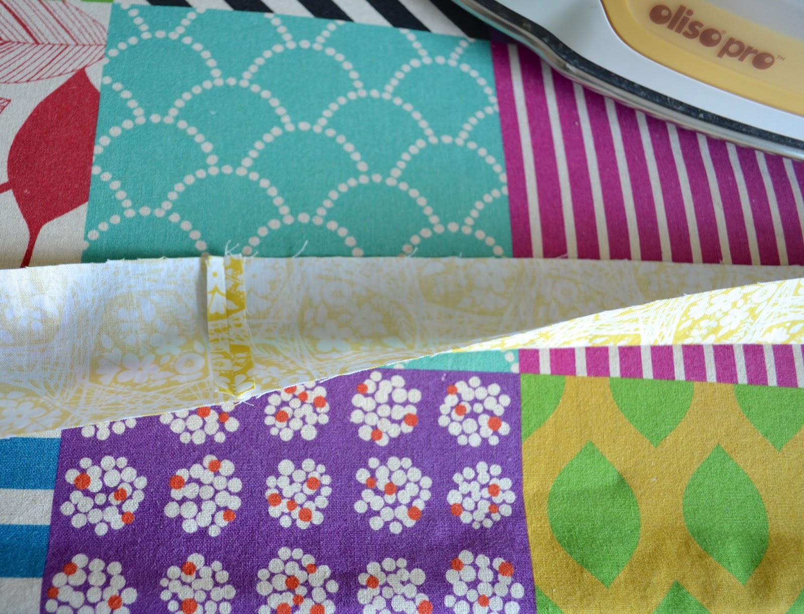 she can quilt Quilt Binding Tutorial hand and machine stitched