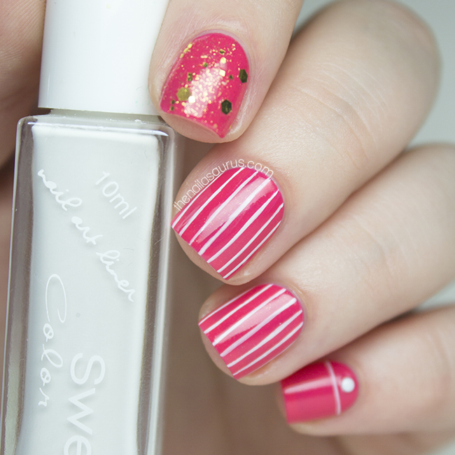 Sweet Color White Liner Nail Polish Review | The Nailasaurus Sweet Color White Liner Nail Polish Review | The Nailasaurus