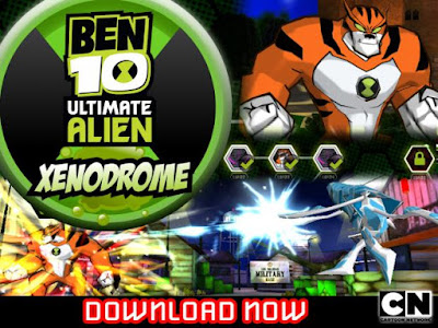 cover game Ben 10 Ultimate Alien Xenodrome Si Pembasmi Alien