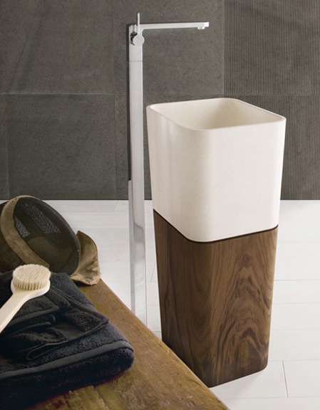 natural modern interiors: Bathroom Design Ideas :: Basins & Sinks