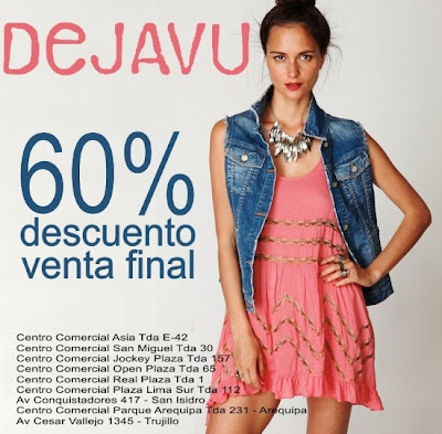 DEJAVU ROPA REBAJAS OFERTAS DESCUENTOS VENTA FINAL