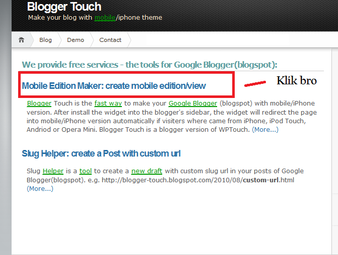 Cara membuat blog versi mobile Cara membuat blog versi mobile