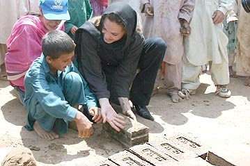 Angelina Jolie in Afghanistan
