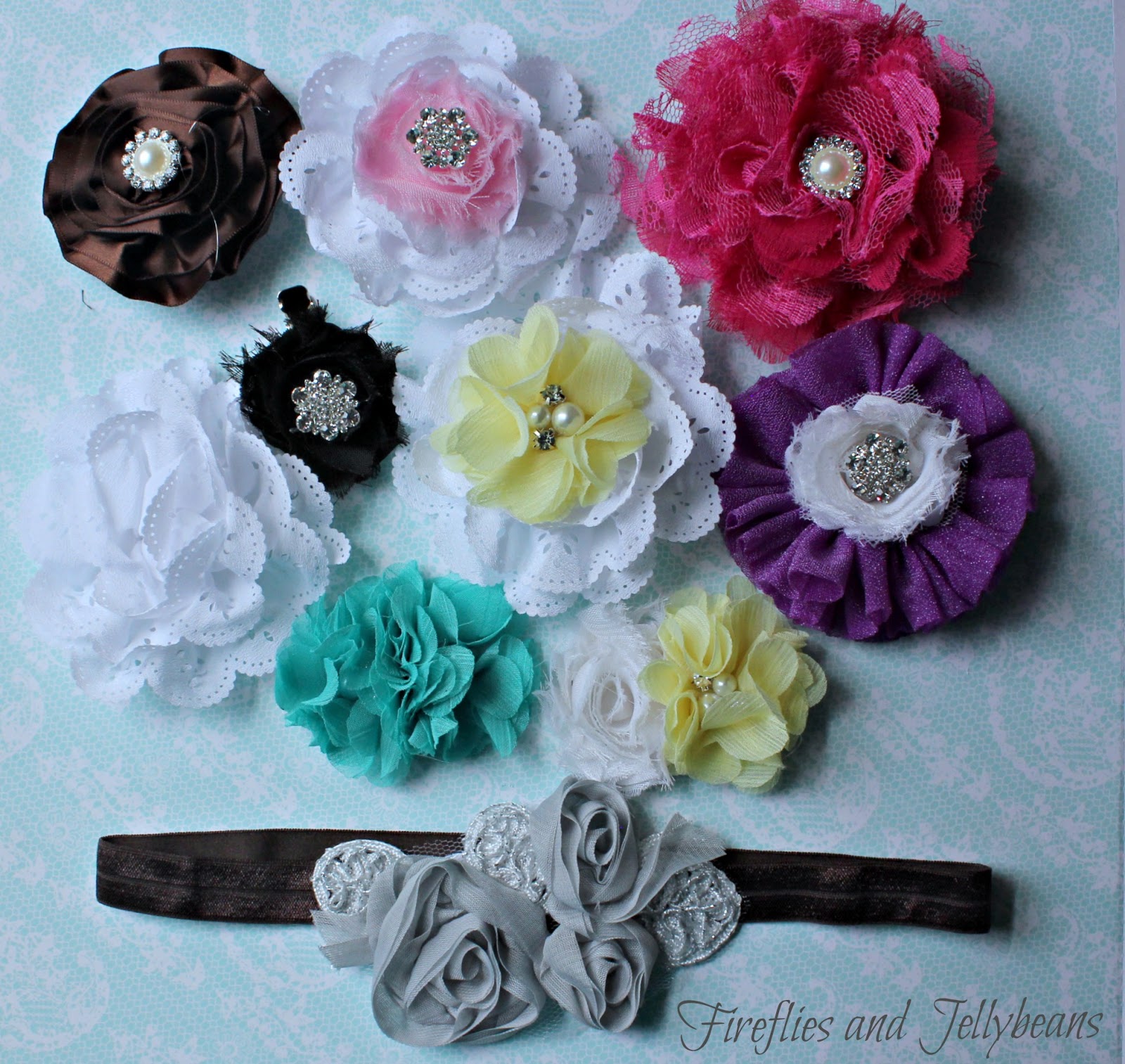 Fireflies and Jellybeans Easy DIY Boutique Styled Hair Clips