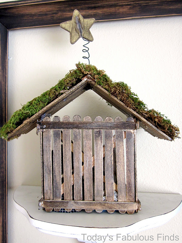 Today's Fabulous Finds Craft Stick and Clay Pot Children's Nativity