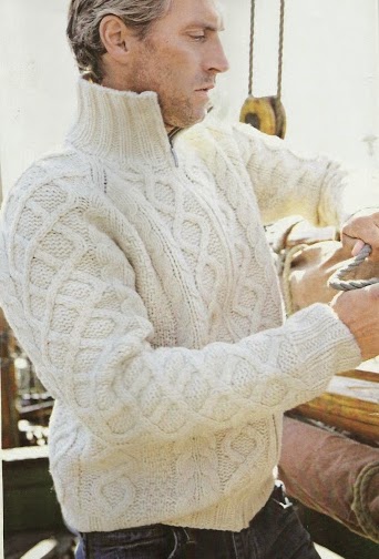 #119 Suéter Hombre a Dos Agujas o Knitting