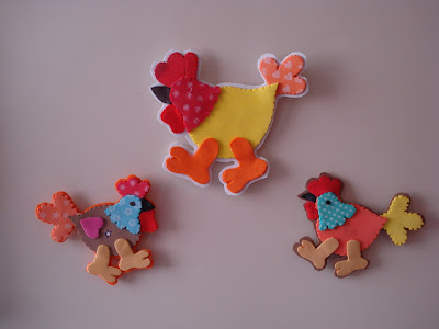 Manualidades artesano: apliques para cocina en foamy.