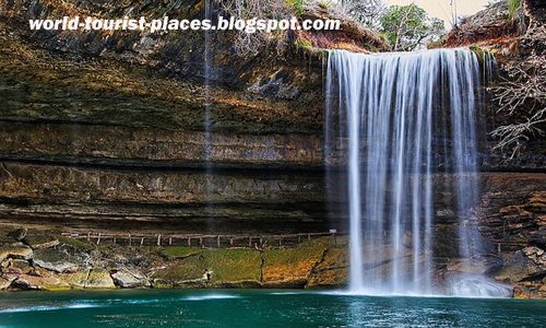 World Tour And Travel Guide Information Of Nature Preserve Hamilton Pool Texas Usa