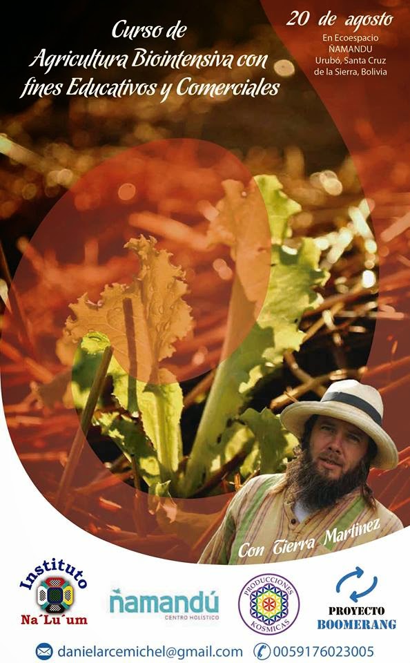 Curso de Agricultura Biointensiva con fines Educativos y Comerciales