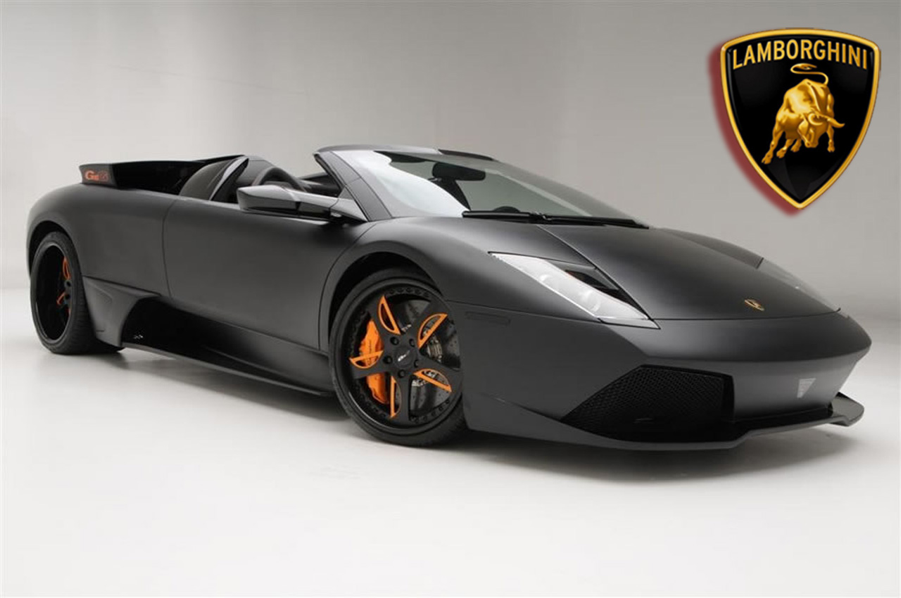 Luxury Lamborghini Cars: Black Lamborghini Murcielago Wallpaper Luxury Lamborghini Cars: Black Lamborghini Murcielago Wallpaper