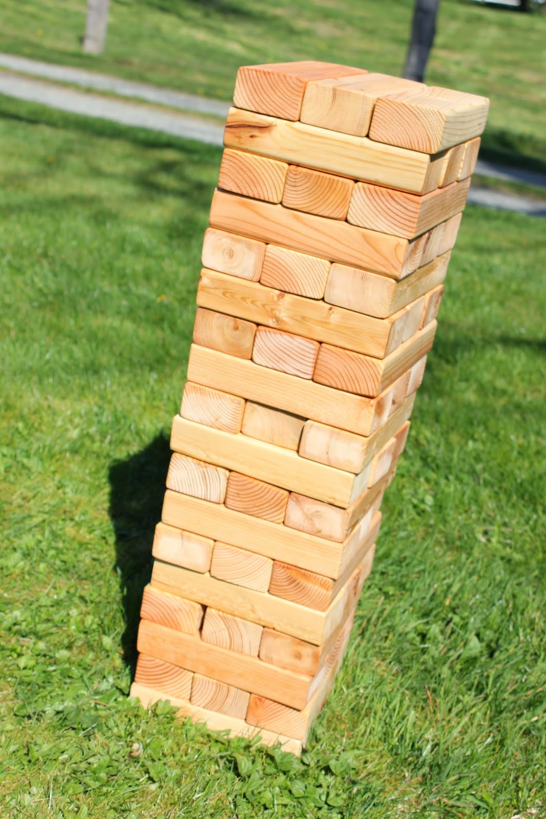 East Plum Giant Jenga with Easy Storage Box & Printable Rules