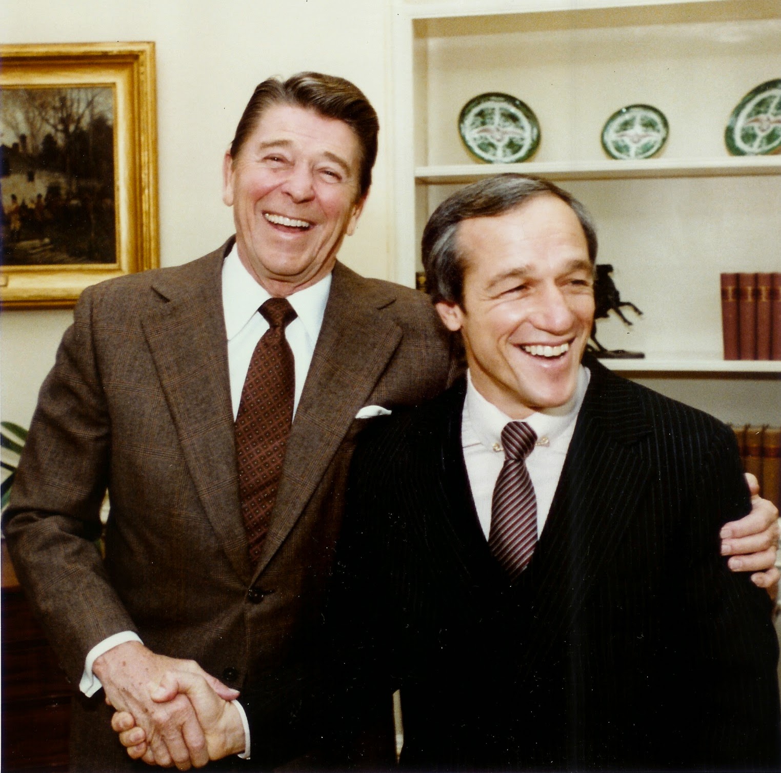 The best: President Reagan and Bob DeProspero