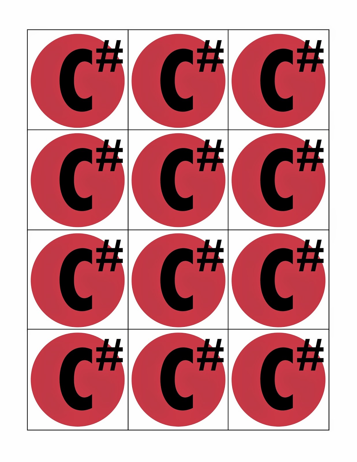Camille's Primary Ideas MakeYourOwnHandbell Chart