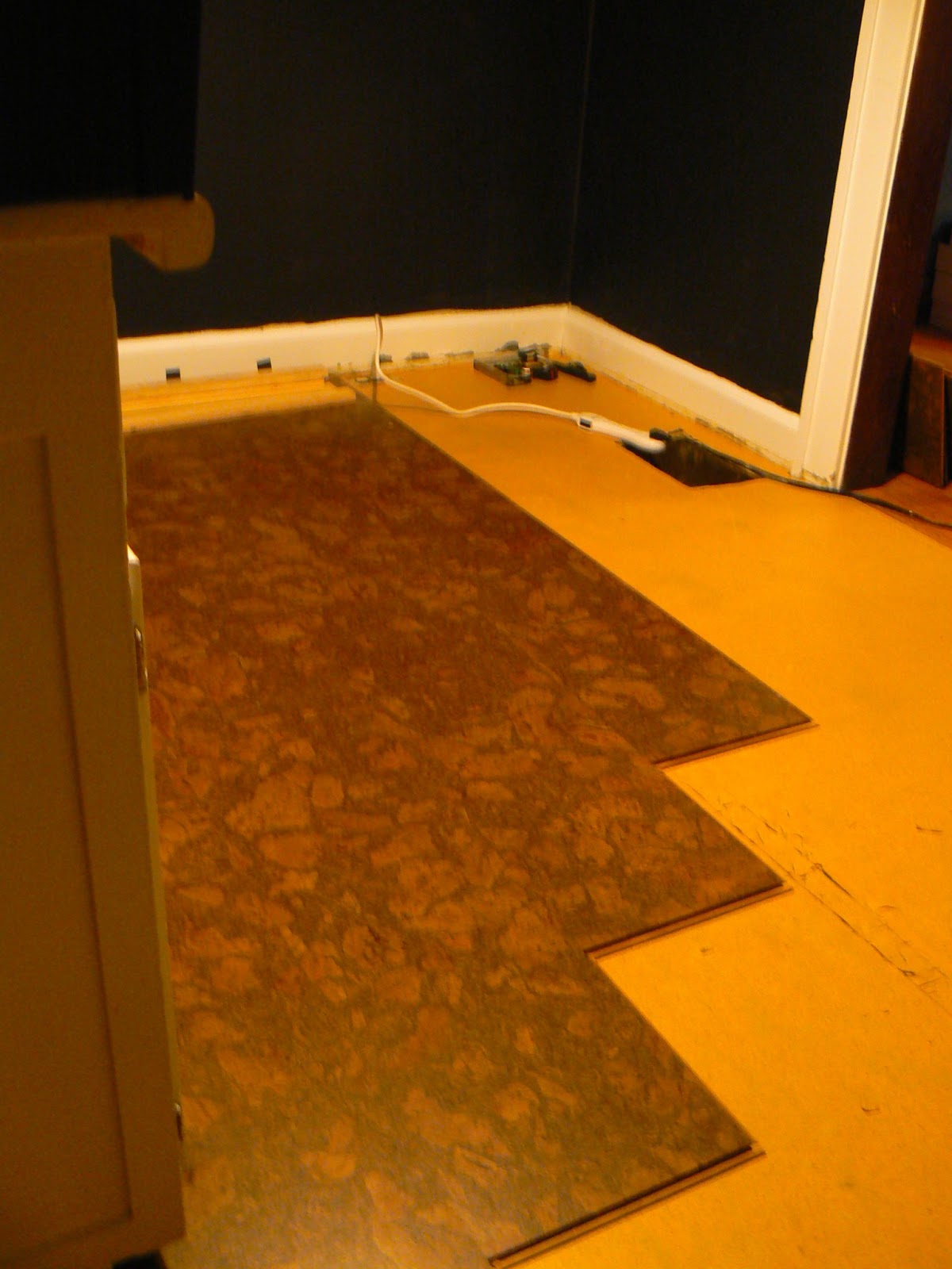 How To Install Floating Cork Floors Or How To Watch Someone Do