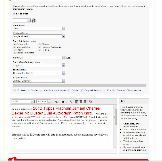 Collector's Crack A casual sellers guide to selling Trading Cards on eBay