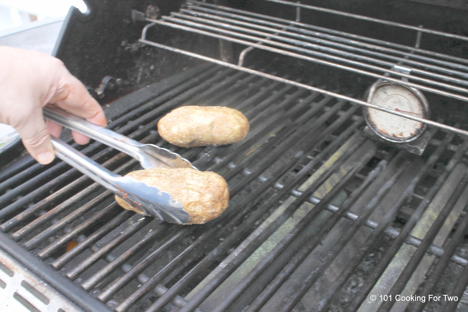 Grilled Whole Baked Potatoes without Foil 101 Cooking For Two