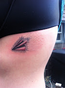 I did this small paper airplane tattoo for Lauren, one of my favorite . (img )