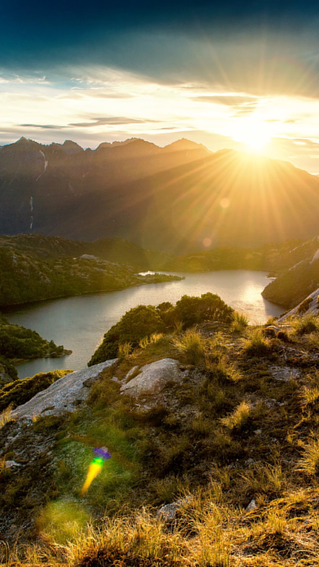 Spectacular sunrise from Fiordland HD Wallpapers | Photos & Images