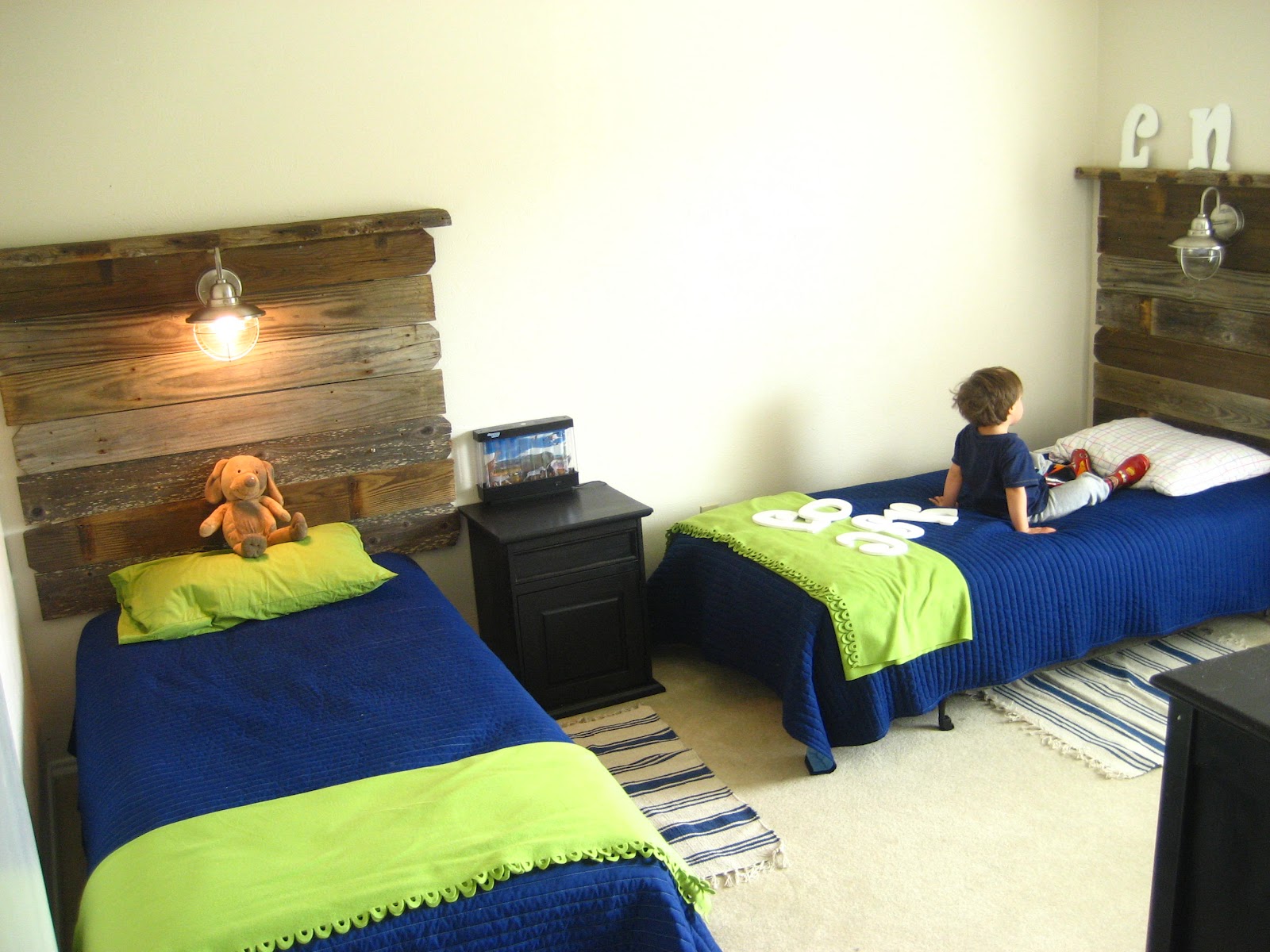 Southern Fried Living Salvaged Wood Headboards Twin Boys Room