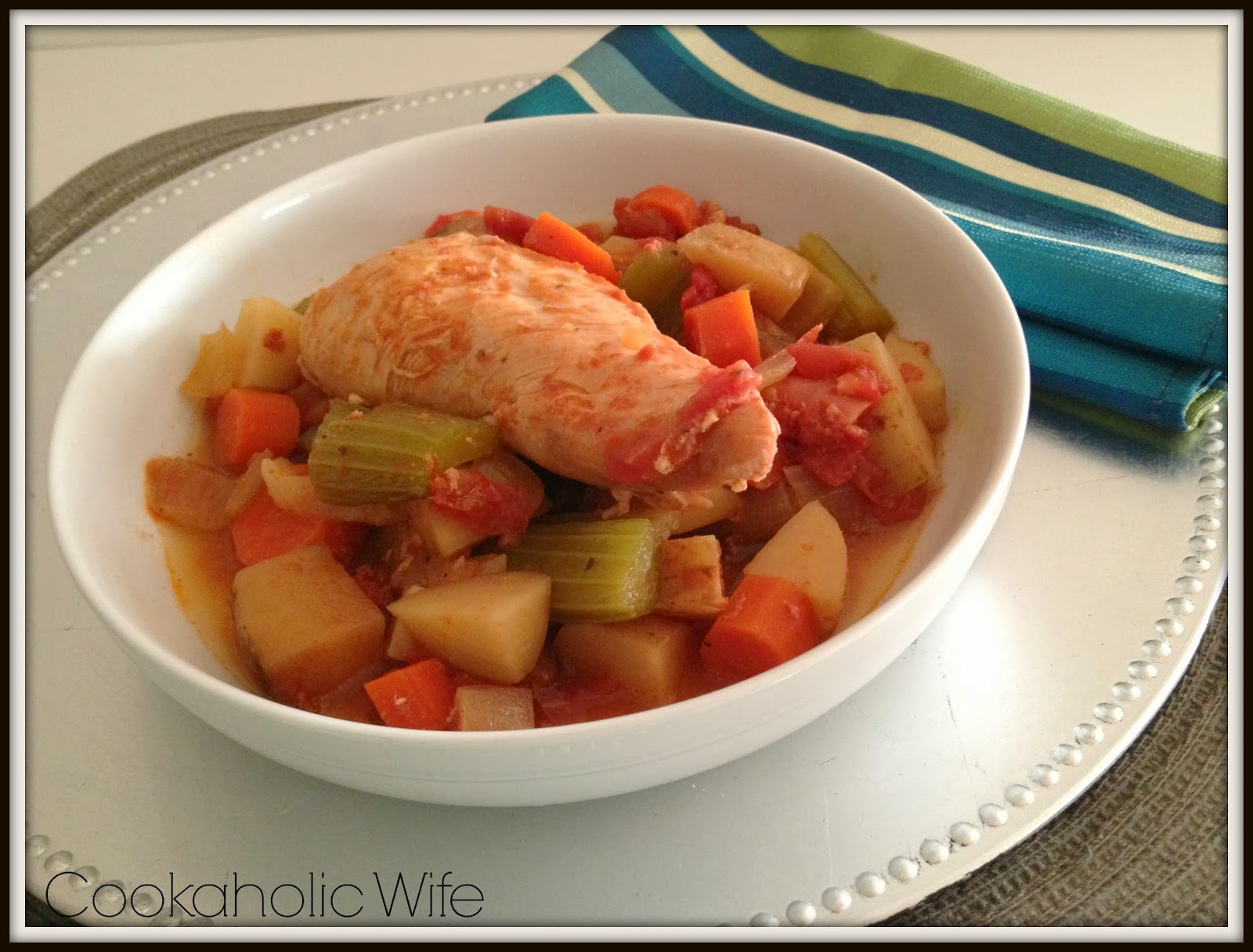 Crock Pot "Stewed' Chicken Cookaholic Wife