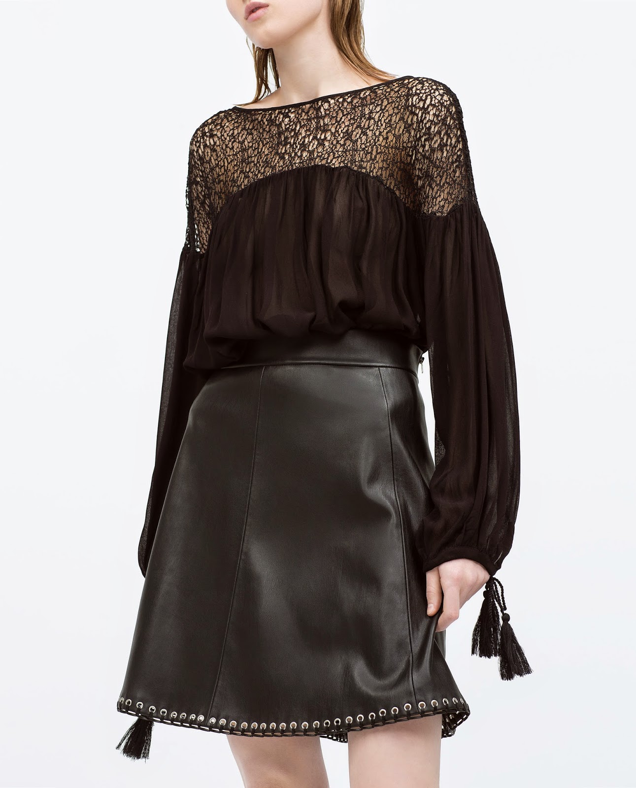 MUST HAVE// ZARA LEATHER SKIRT Kicky Jane